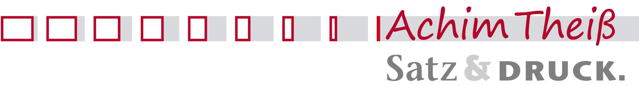 Achim Thei: Satz&Druck.